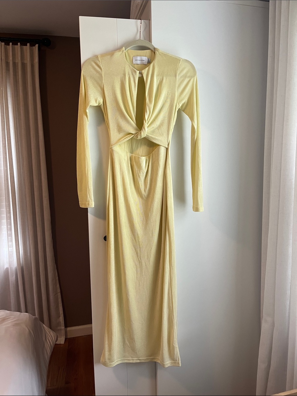 Significant Other twist detail long sleeved dress